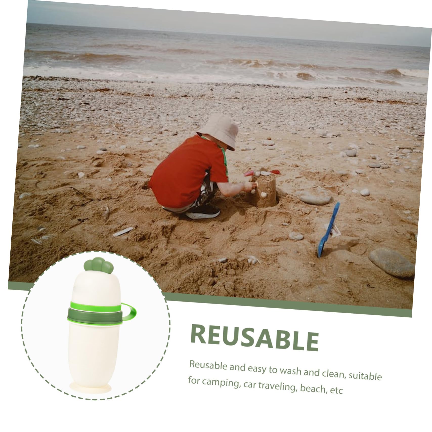 VANZACK Portable Urinal Bottle Wear Resistant Travel Toilet for Camping Car Trips Outdoor Activities Easy to Clean Lightweight Design