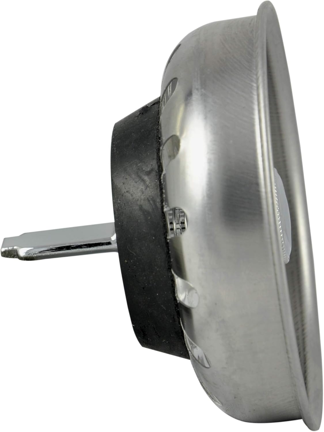 Danco 88275 3-1/4 inch Kitchen Sink Basket Strainer Splash Guard with Stationary Post, Stainless Steel