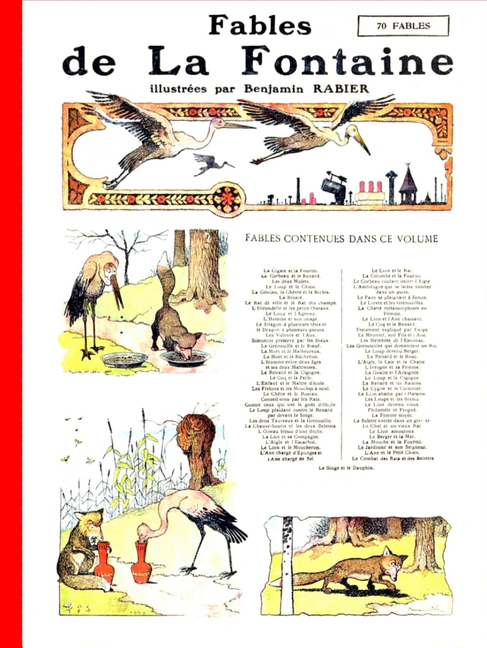 Fables de la Fontaine - Illustrées par Benjamin Rabier