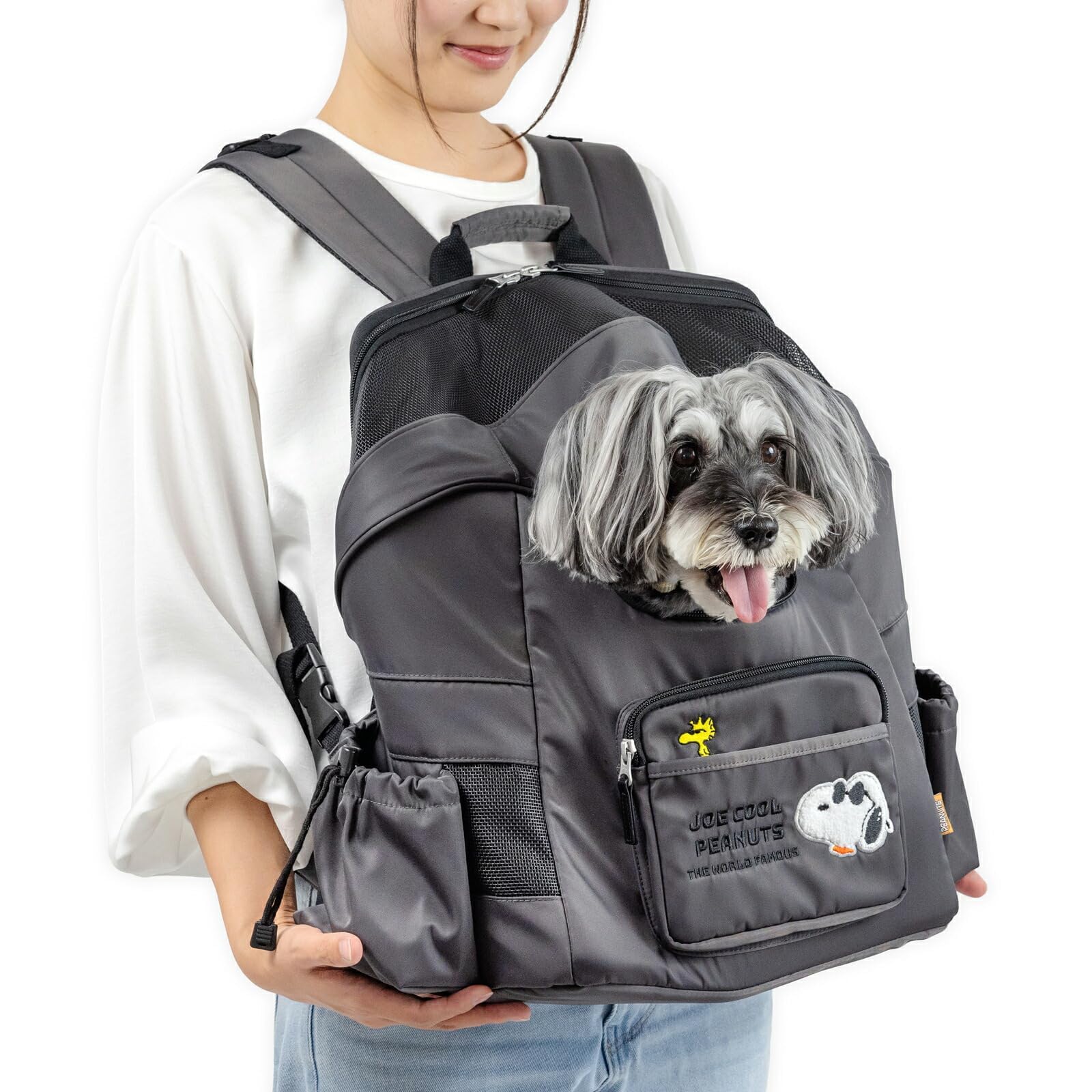 PET PARADISE キャリーバッグ2WAY スヌーピージョークールリュック Amazon.co.jp: ペットパラダイス キャリーバッグ ペットバッグ 犬