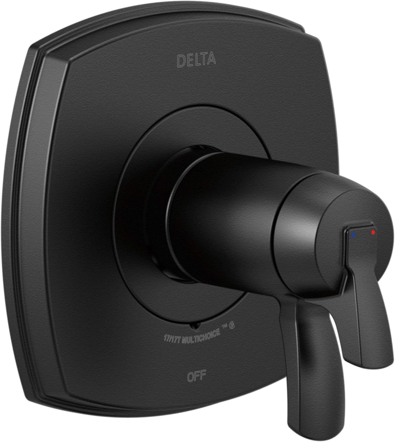 DELTA FAUCET T17T076-BL 17 Thermostatic Valve Only Trim Only, Matte Black
