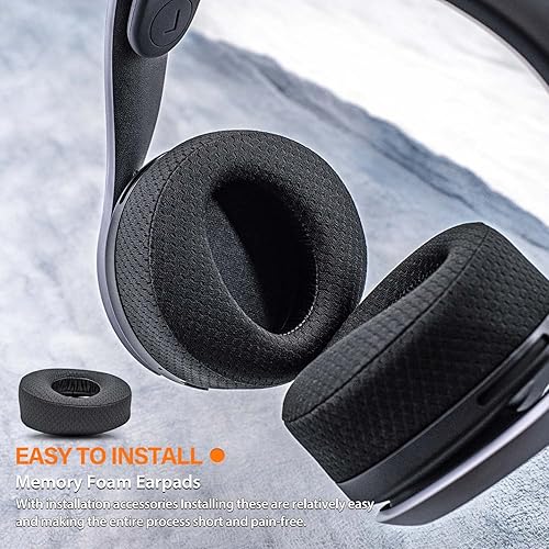 Miniatura 6 de Almohadillas de repuesto para auriculares PS5 para Playstation 5 Pulse 3D PS5 Almohadillas para orejas PS5 malla transpirable