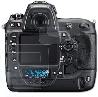 Bruni Screen Protector compatible with Nikon D3s Protector Film, crystal clear Protective Film (Set of 2)
