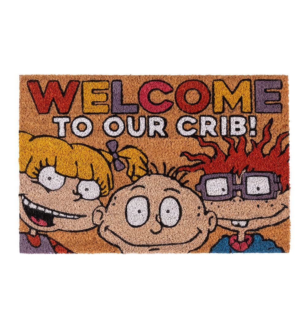 TruffleShuffle Rugrats Welcome To My Crib Door Mat