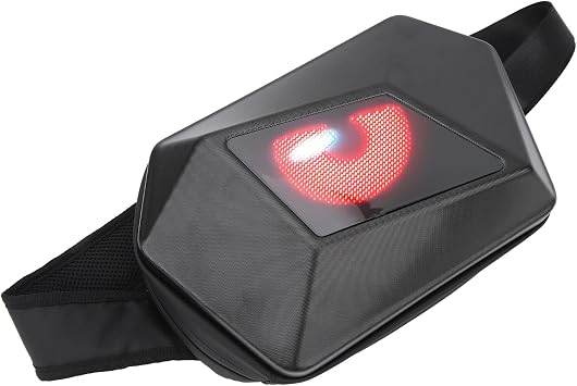 Keenso LED Motorcycle Backpack, LED Display Backpack with APP Control Waterproof Adjustable Shoulder Strap USB 5V Universal Travel Bag