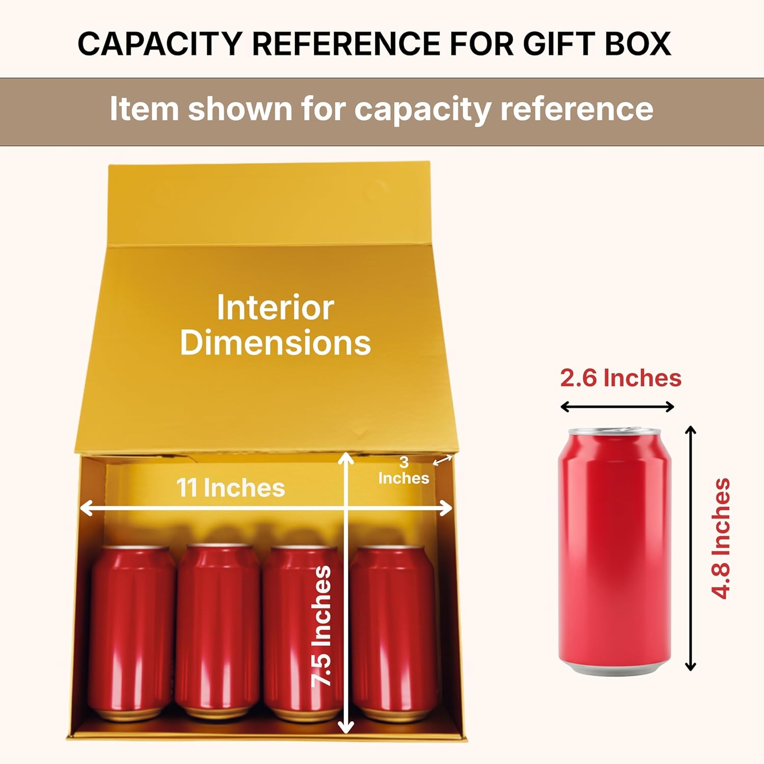 CECOBOX - Gift Boxes with Lids for Presents 11"x7.5"x3" - Matte, Collapsible Magnetic Closure Gift Box - Groomsmen & Bridesmaid Proposal Boxes, Wedding, PR, Birthdays, Holidays (Gold)