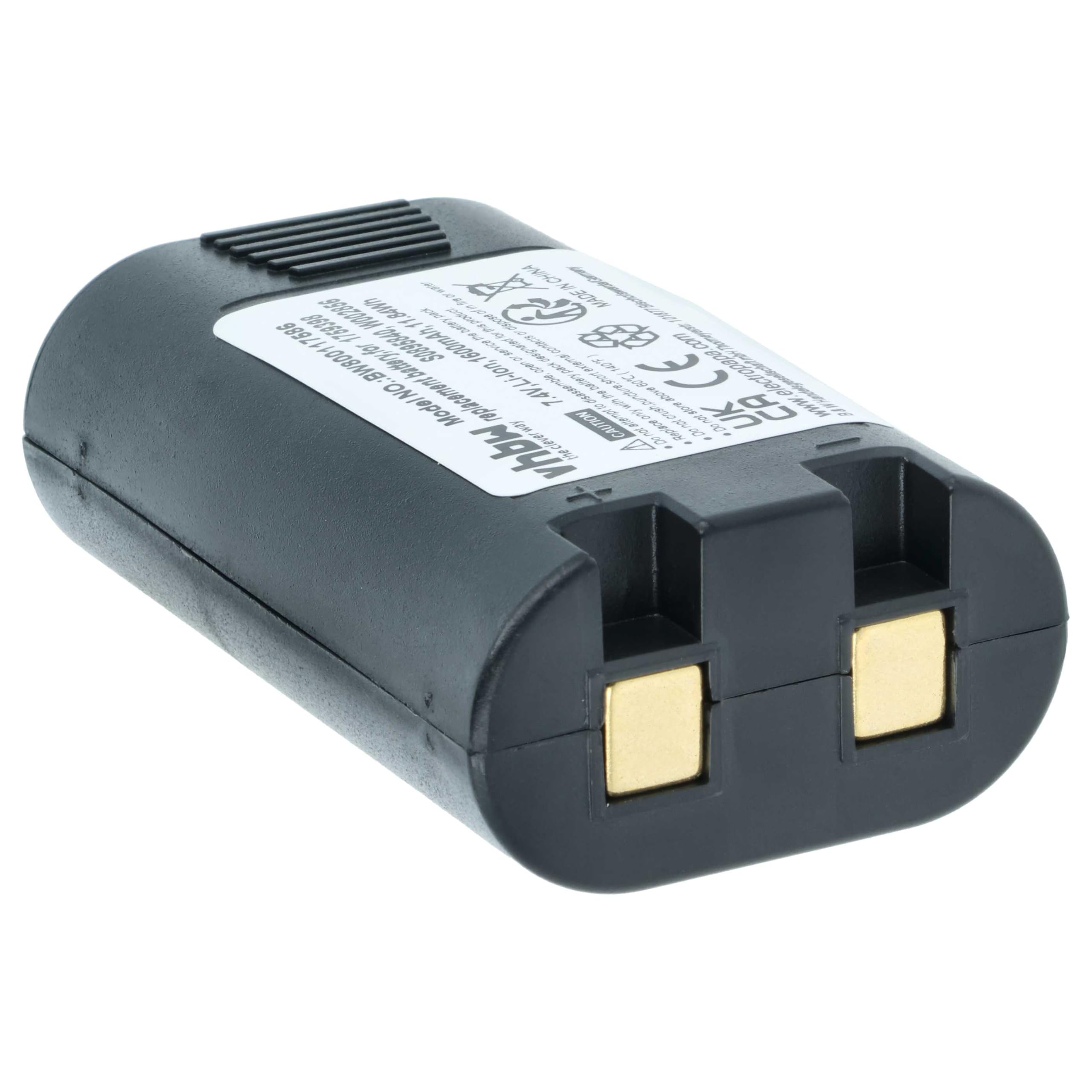 vhbw Akku kompatibel mit Dymo LabelManager 420P, 360D Drucker Kopierer Scanner Etiketten-Drucker (1600 mAh, 7,4 V, Li-Ion)