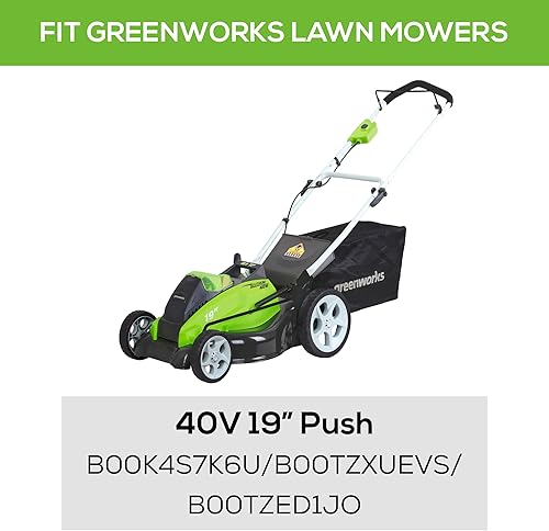 Miniatura 2 de Greenworks Cuchilla de repuesto para cortacésped (se adapta a cortacésped de 19 pies 2501302 2500502)