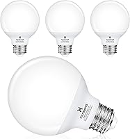 Vista 9 de hansang Bombilla LED G25 de 5 W (equivalente incandescente de 60 W) 2700 K blanco suave, bombillas decorativas, base E26, 500 lúmenes, perfecta