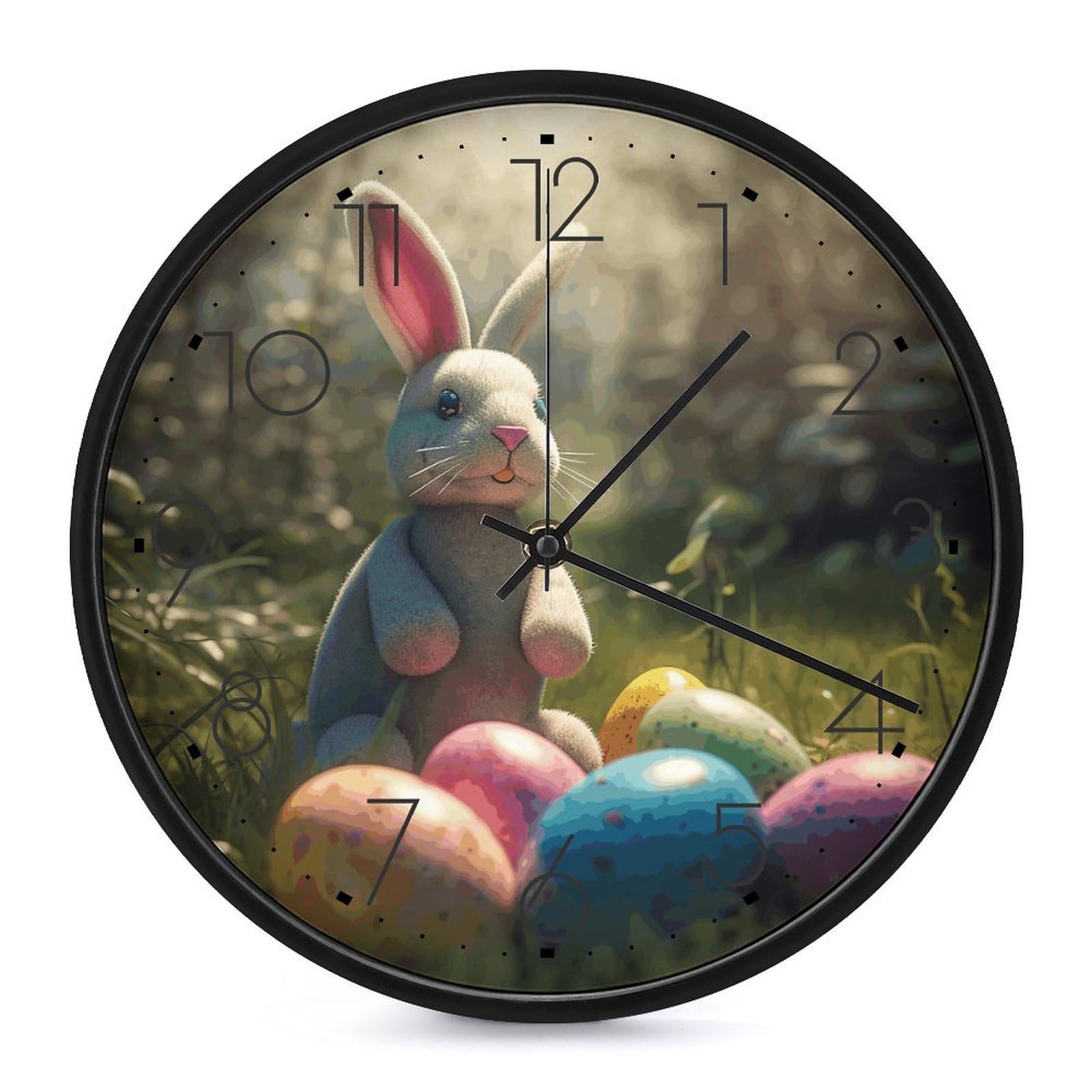 Horloge murale lapin vintage pour une ambiance de cuisine chaleureuse