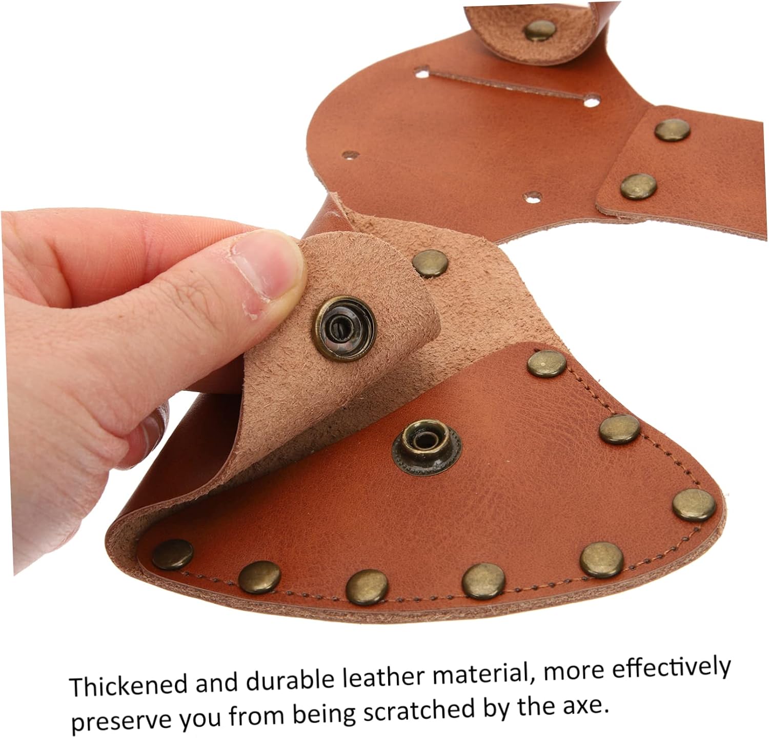 Viking Leather Cover Hatches Sleeve Portable Hatchet Supply Leather Protector
