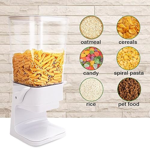 Miniatura 8 de Tokokimo Dispensador de cereales, dispensador de cereales, almacenamiento de recipientes de cereales, dispensador de alimentos para granos, nueces,
