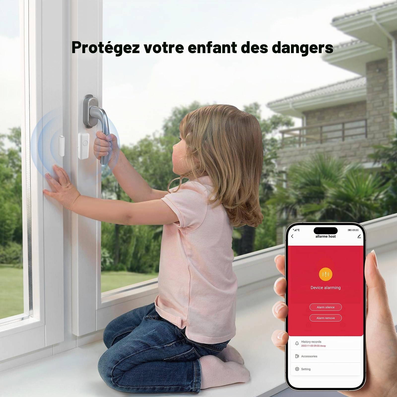 PGST Alarme Maison sans Fil WiFi 4G GSM, système d'alarme sans Fil avec caméra de Surveillance 1080p, Alarme antivol Domestique Compatible avec Alexa Google Home