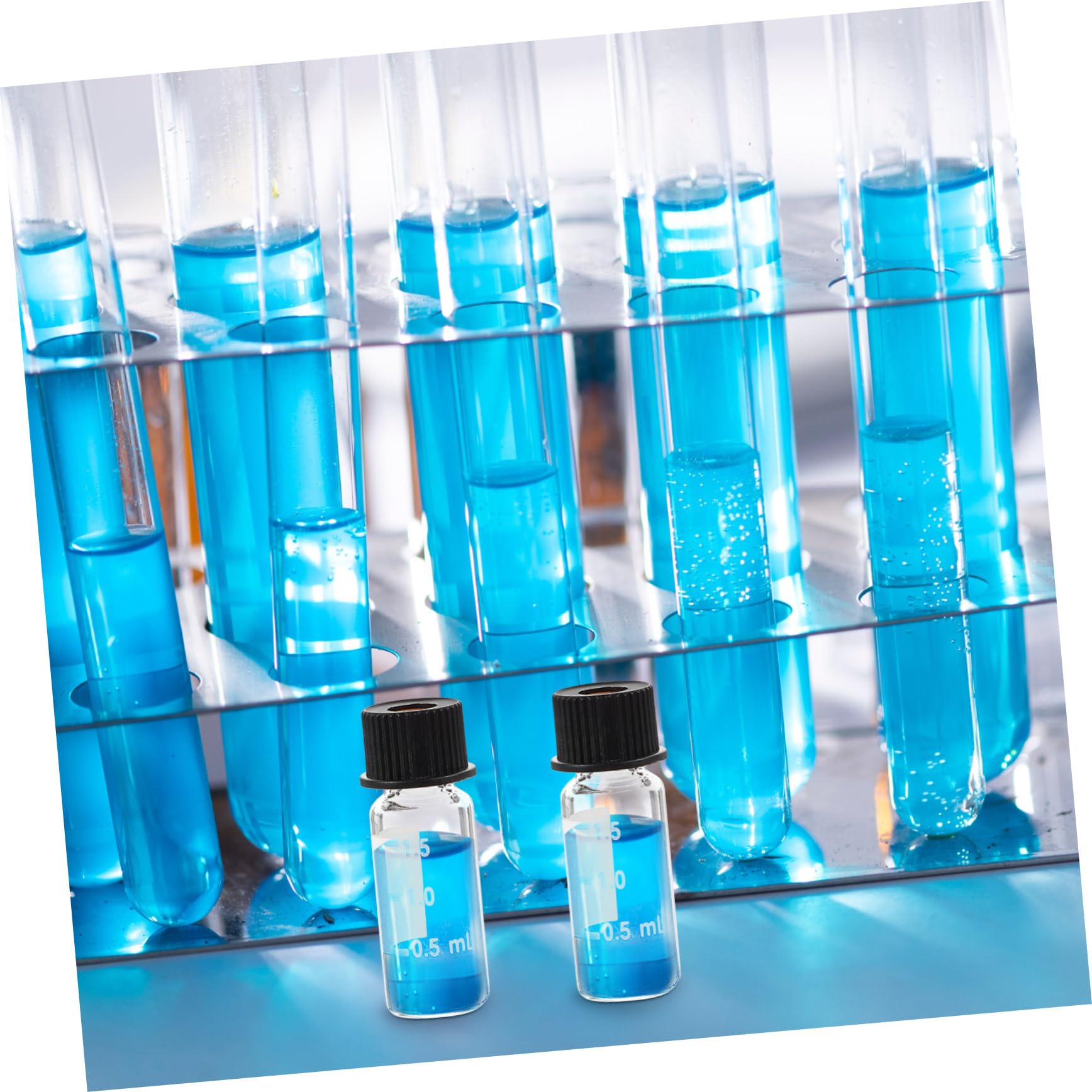 2-ml Probenflasche 8-425 100 Stück Glas mit Schraubmund