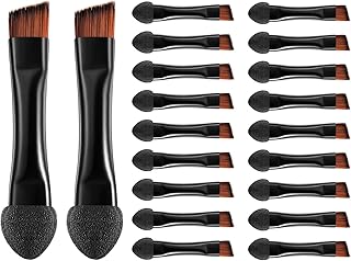 minkissy Brocha de maquillaje de doble extrem...