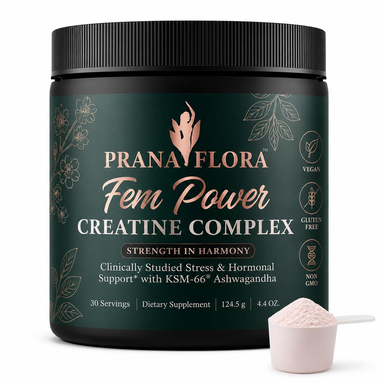 FemPower Creatine for Women with KSM-66, 30 Servings