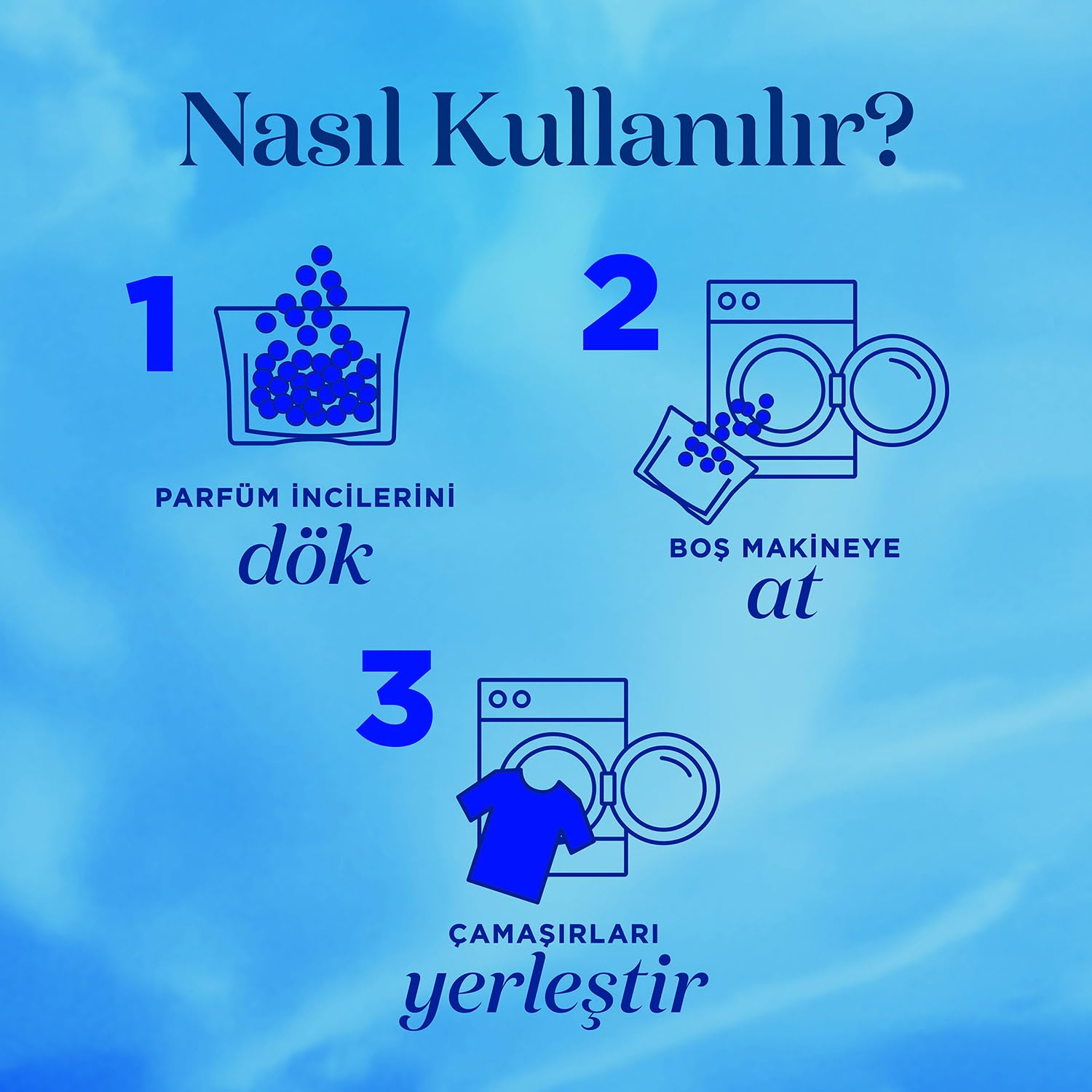 Yumoş Çamaşır Parfümü Mavi Şakayık 200 g + Yumoş Extra Çamaşır Yumuşatıcısı Lilyum 1440 ml