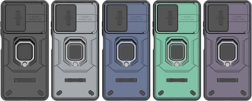 Miniatura 4 de YOUULAR Funda de teléfono móvil para Xiaomi Redmi 13CPoco C65 5G Soporte para coche Ventana corredera a prueba de golpes Cubierta protectora del