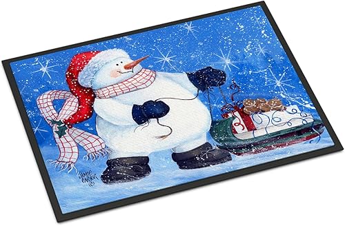 Miniatura 19 de Caroline's Treasures PJC1117JMAT - Felpudo para puerta delantera de 24 x 36 pulgadas, tapete antideslizante lavable de pelo bajo, 24 x 36 pulgadas