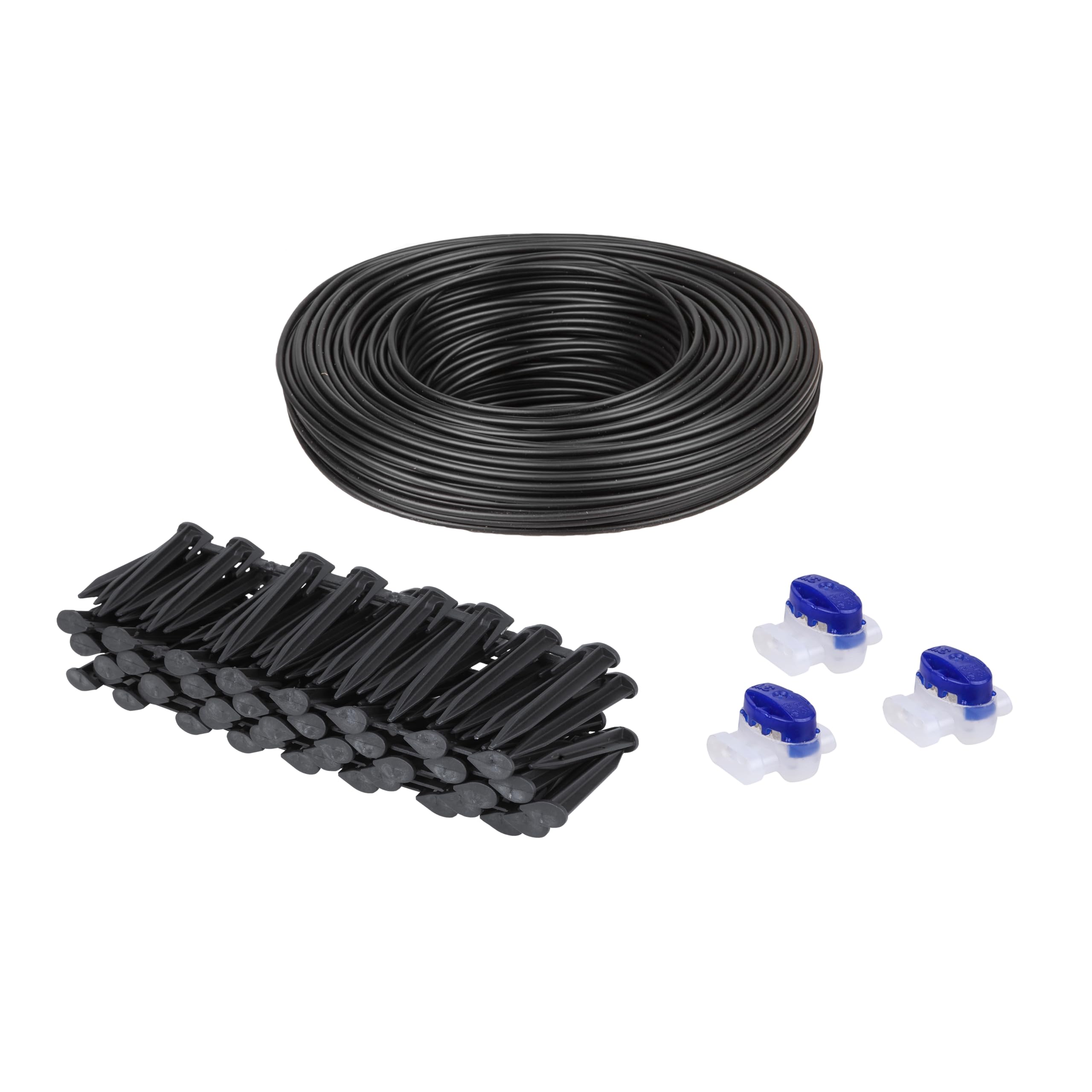 WORX Kit de maintenance WA0460 pour robots Landroid | Câble 50 m, 70 piquets et 3 connecteurs étanches pour réparer ou modifier le câble périphérique