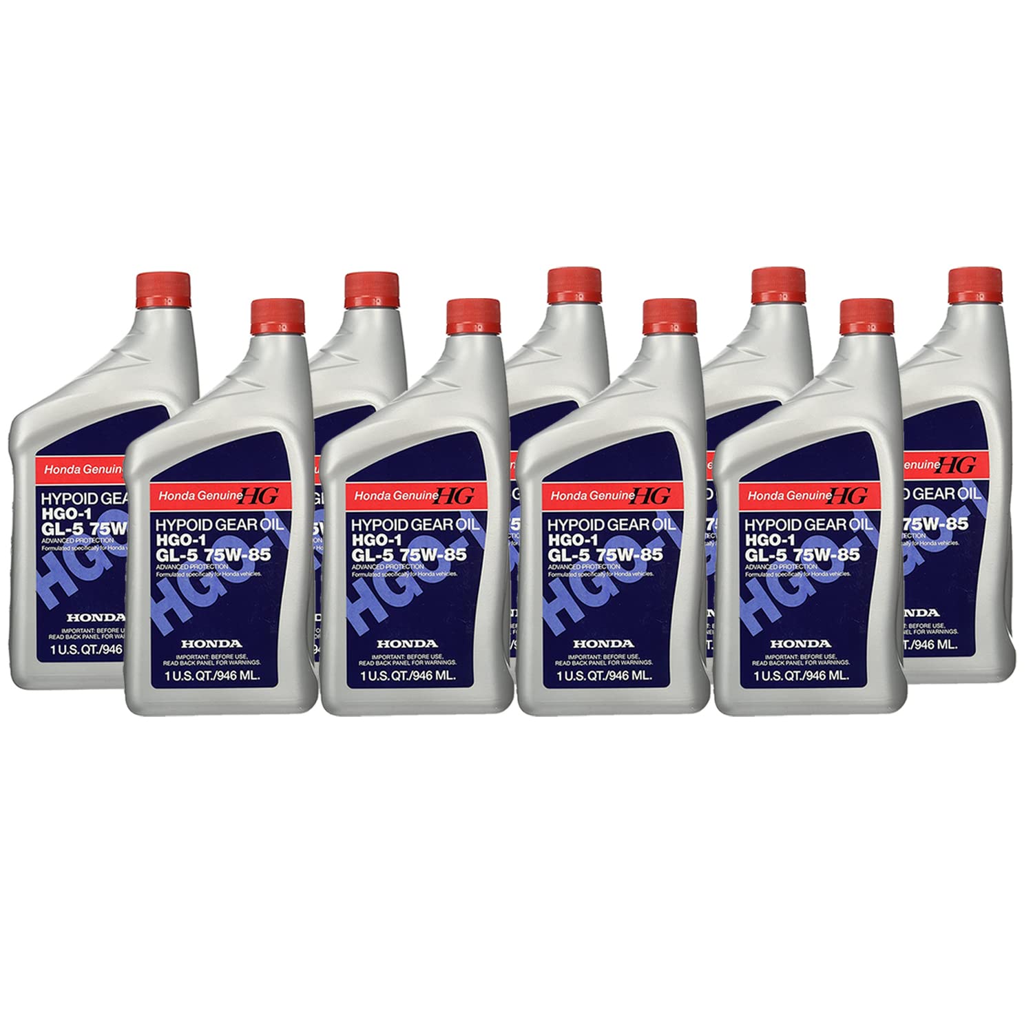 Genuine OEM Hypoid Gear Oil HGP-1 GL-5 75W-85 Advanced Protection 1qt (9x1qt) For Acura Honda