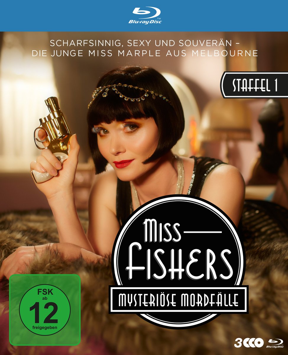 Miss Fisher's Murder Mysteries Staffel 1 en Blu-ray: revive el gran misterio sin cortes