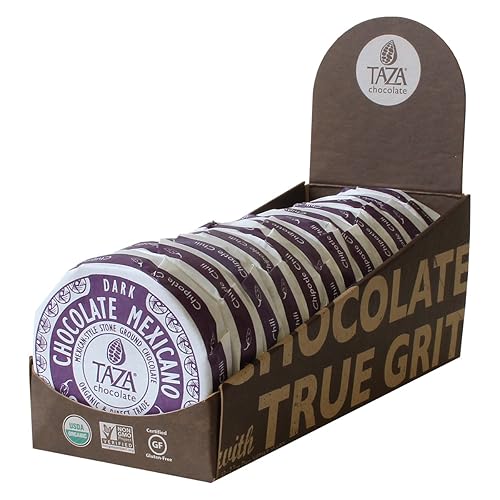 Miniatura 2 de Taza Chocolate Disco mexicano orgánico 50% chocolate negro, vainilla, 2.7 onzas (1 unidad), vegano