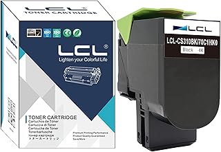 LCL Compatible for LEXMARK 70C0H10 700H1 70C1HK0 701HK 70C10K0 701K 4000Pages CS310 CS310n CS310dn CS410 CS410n CS410dn Cs410dtn CS510 CS510de CS510dte (1-Pack,Black) Toner Cartridge for Lexmark CS310 CS310n CS310dn CS410 CS410n CS410dn Cs410dtn CS510 CS510de CS510dte