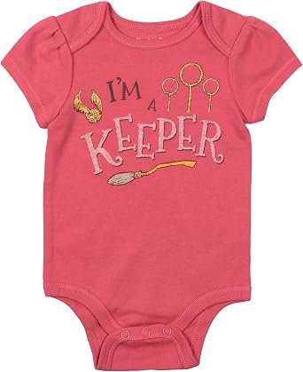 Harry Potter Baby Girls 5 Pack Bodysuits Newborn to Infant Sizes (Newborn - 24 Months)