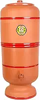 Filtro de Água de Barro Purificador Tradicional São João 2 Velas 8L