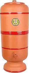 Filtro de Água de Barro Purificador Tradicional São João 2 Velas 8L
