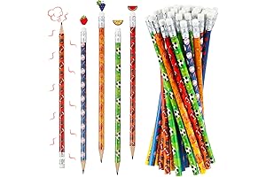 Fulmoon Baseball Kids Scented Pencils Best School Reward