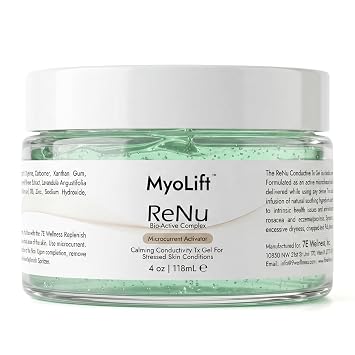 7E Wellness MyoLift ReNu Gel, 4 oz, Sensitive Skin Conductive Gel