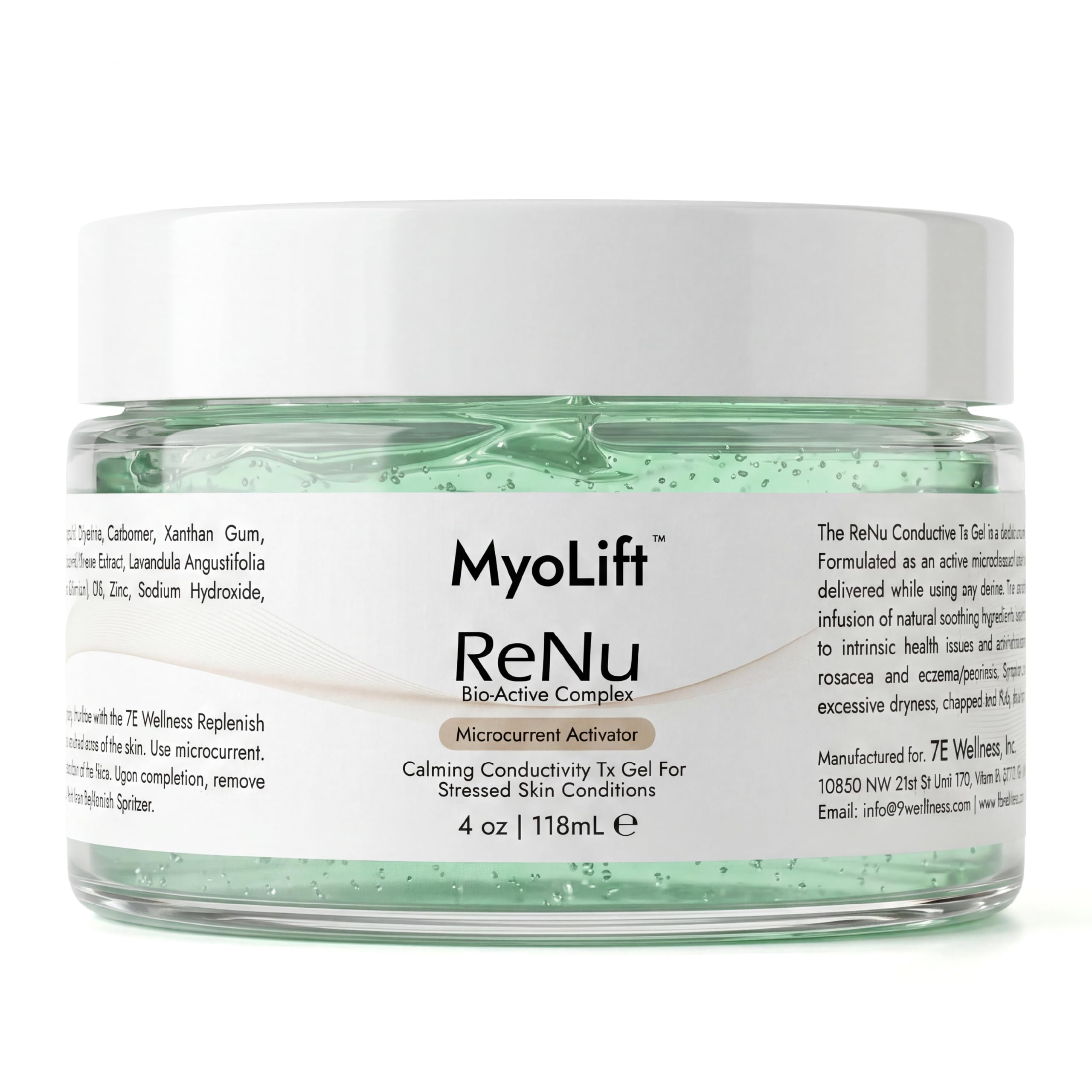 Amazon.com : 7E Wellness MyoLift ReNu Gel, 4 oz, Sensitive Skin