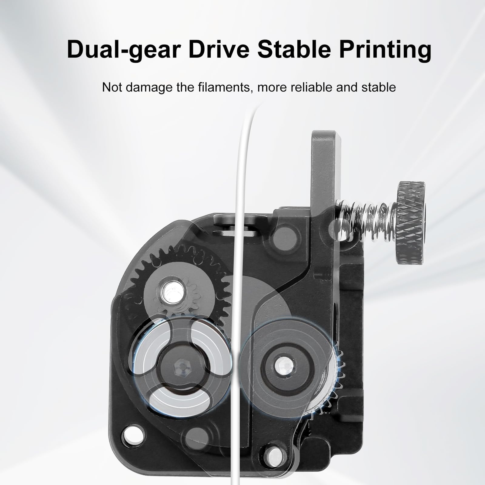 Aggiornamento Estrusore Serie K1 Estrusore Direct Drive Dual Gear Alimentazione Estrusione Supporto 1.75mm Filamento per K1/K1 Max/K1C Stampante 3D Creality Parts
