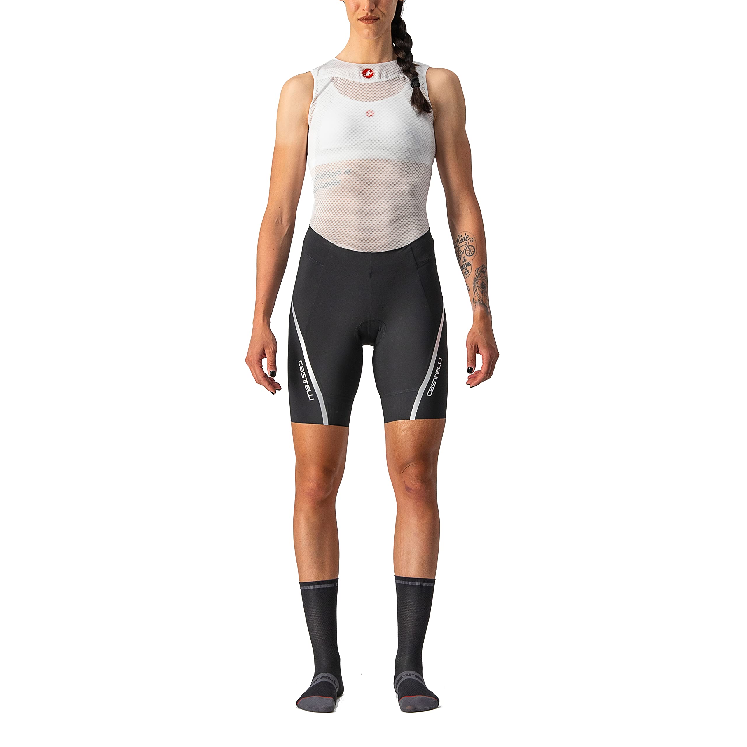 CASTELLI 4522051 VELOCISSIMA 3 SHORT Women's Shorts Black White L