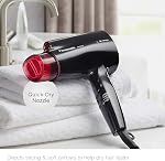 Panasonic Compact Hair Dryer with Folding Handle and Nanoe Technology for Smoother, Shinier Hair, 0.82 Pound