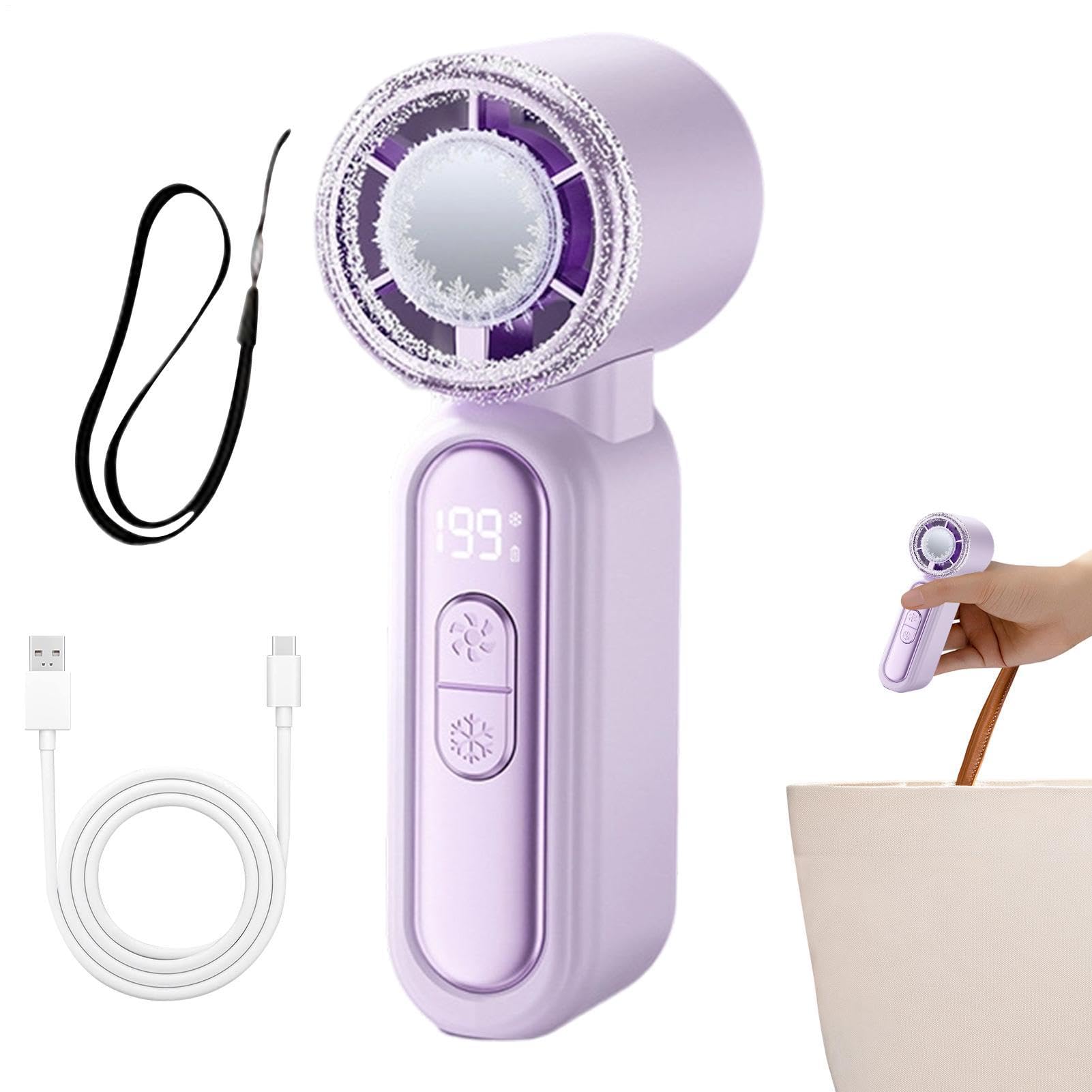 Mini ventilateur électrique de pique-nique et plage, fraîcheur nomade ados