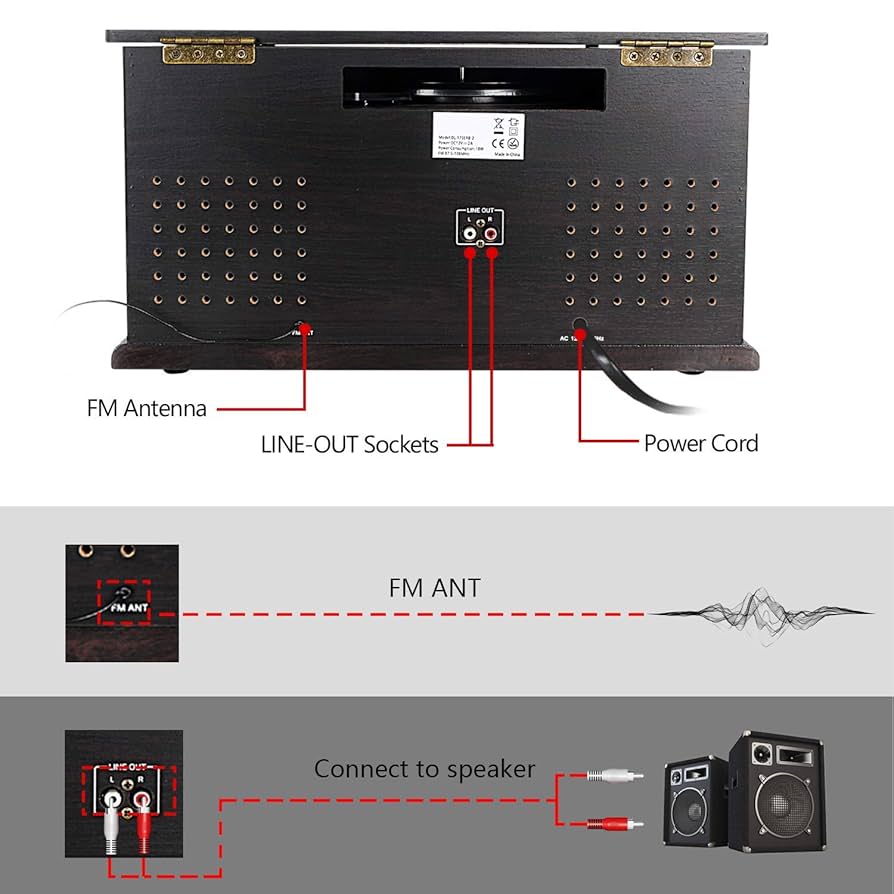 Amazon.com: All-in-One Vinyl Record Player with Bluetooth