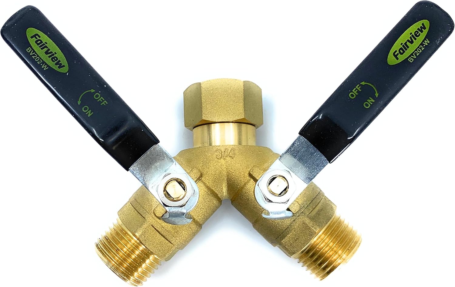 Fairview IndustrialGrade Garden Hose Splitter, Large Handles Amazon