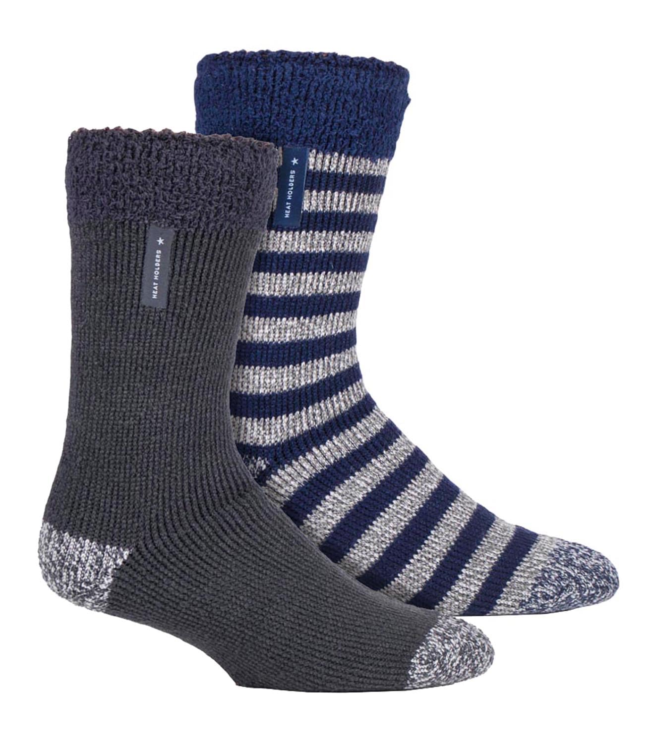 Heat Holders Men's Lumi - 2 Pack Bed Socks | Warm Thermal Winter Socks For Sleeping (6-11, )