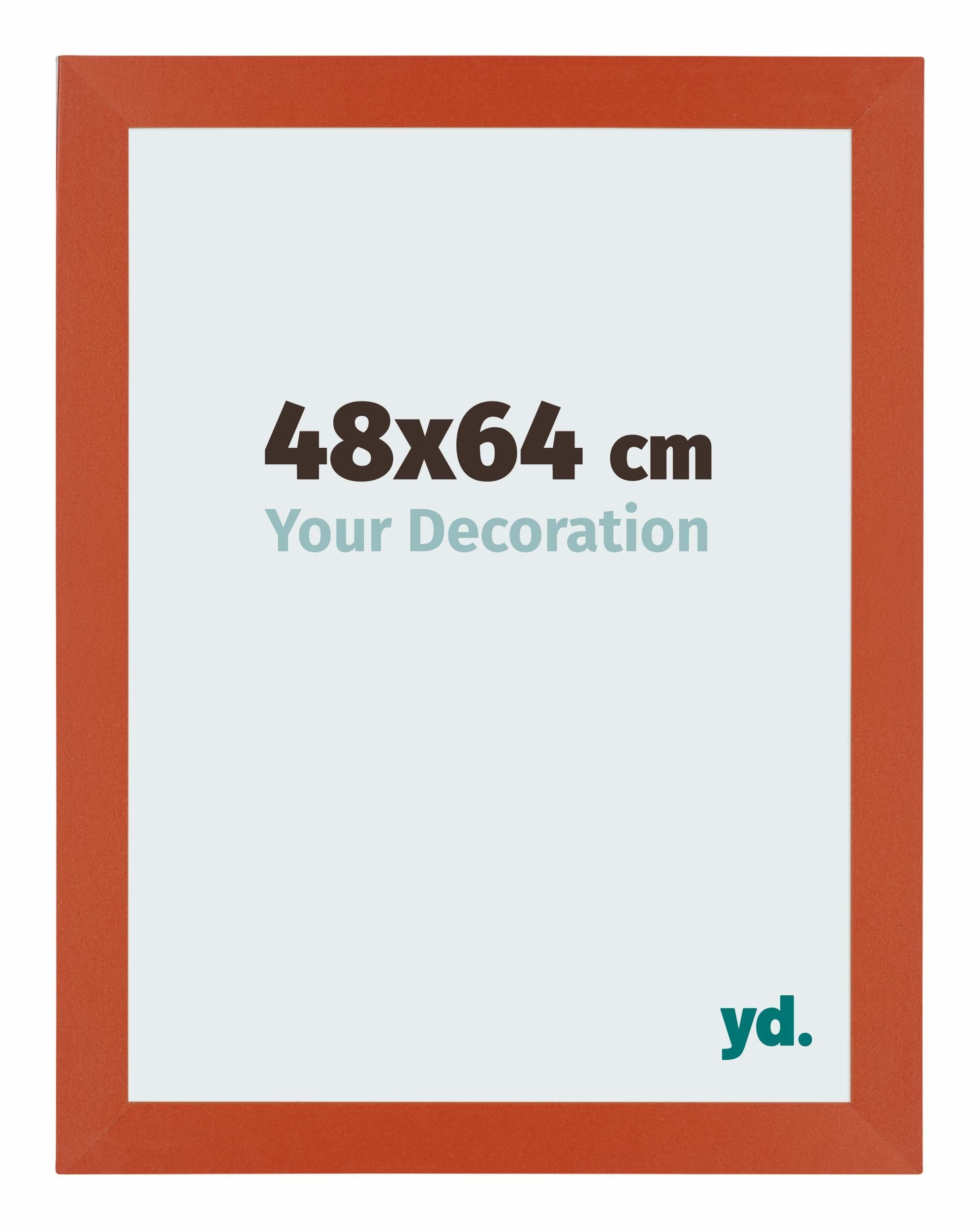 Your Decoration - Picture Frame 48x64 cm - Orange - Decorative Wall Frame in MDF with Antireflection - Frame 48x64 - Mura