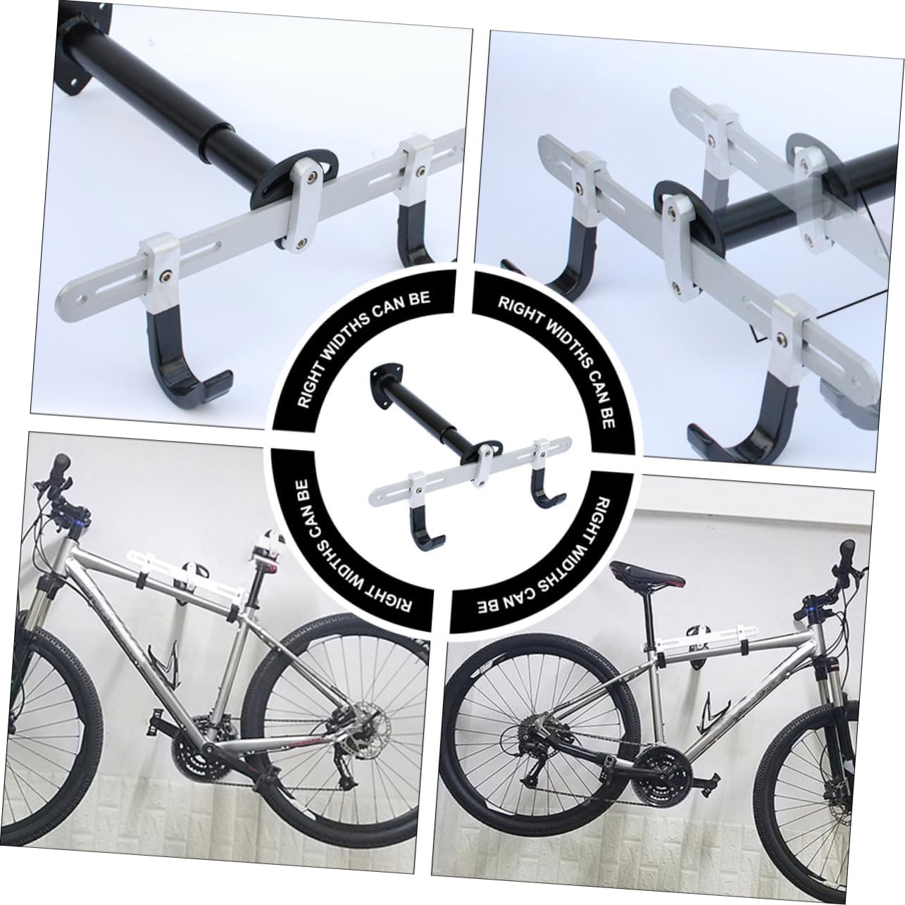 1Pc Adjustable Bike Wall Hook Space Saving Storage Rack for Home Garage Apartment Durable with Scratch Protection Convenient Bike Mount Holder