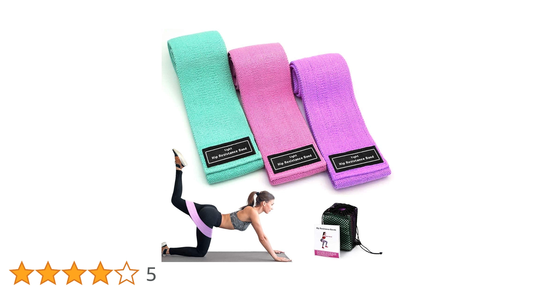 Amazon.co.jp: Brave&jpエクササイズバンド トレーニングバンド ヒップ