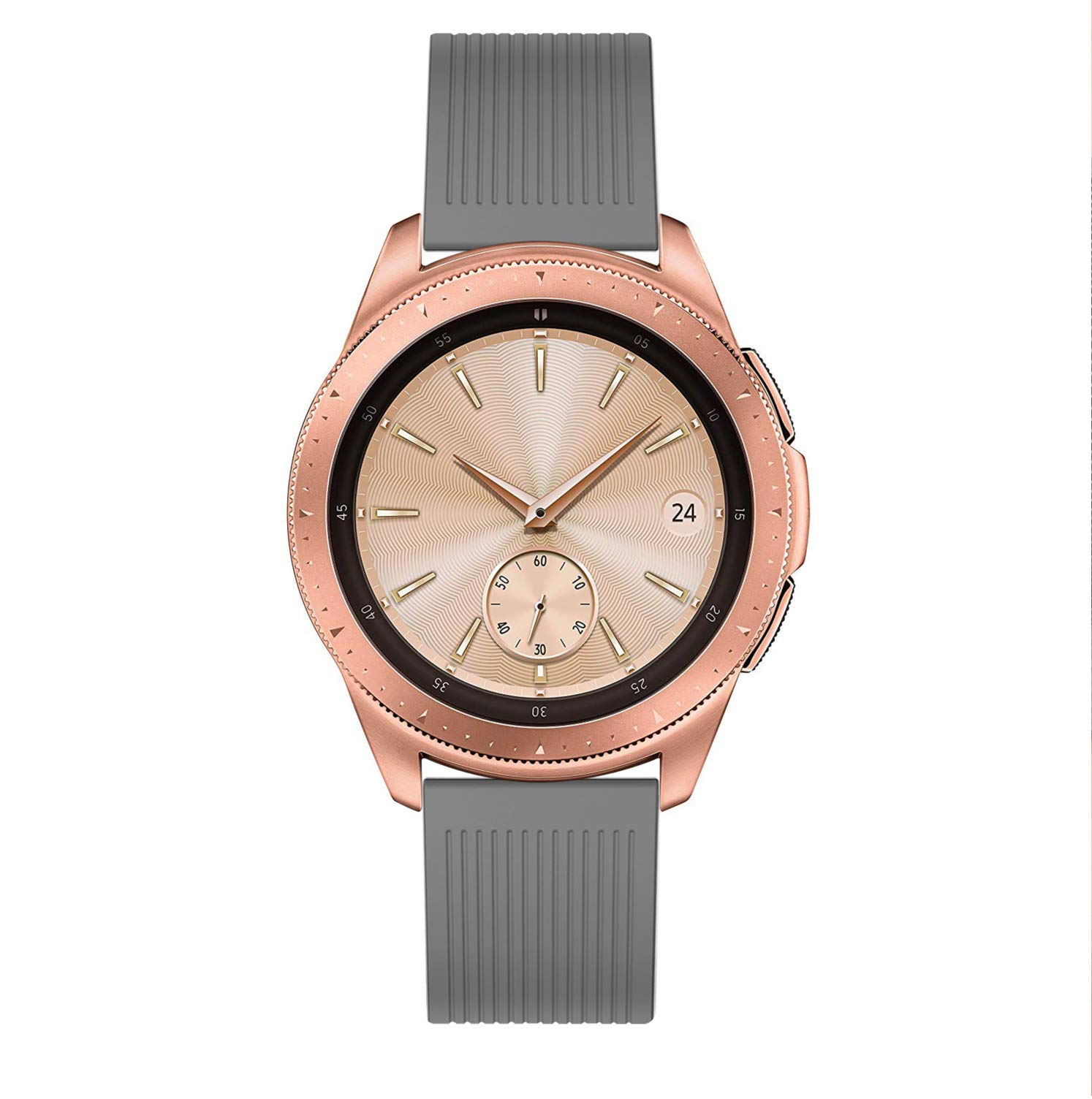 Watch Band for Samsung Galaxy Watch, MoreToys 20MM Silicone Replacement Accessory Wristband Watchband for Samsung Galaxy Watch 42MM Version (Gray)