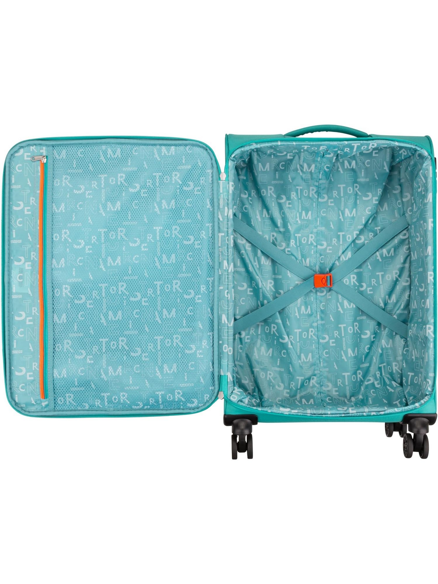 American Tourister Sea Seaker - Spinner M, Suitcase, 68 cm, 61 L, Green (Aqua Green)