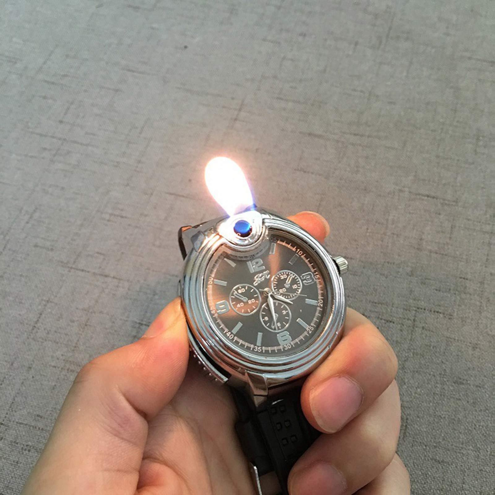 cigarette watch lighter Rechargeable Usb Luminous Mafby Lighter Watch | Classic