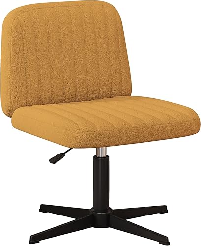 Miniatura 7 de Silla cruzada sin brazos, cómoda silla de oficina, silla de escritorio, silla de computadora, silla de tocador para dormitorio, sala de maquillaje,