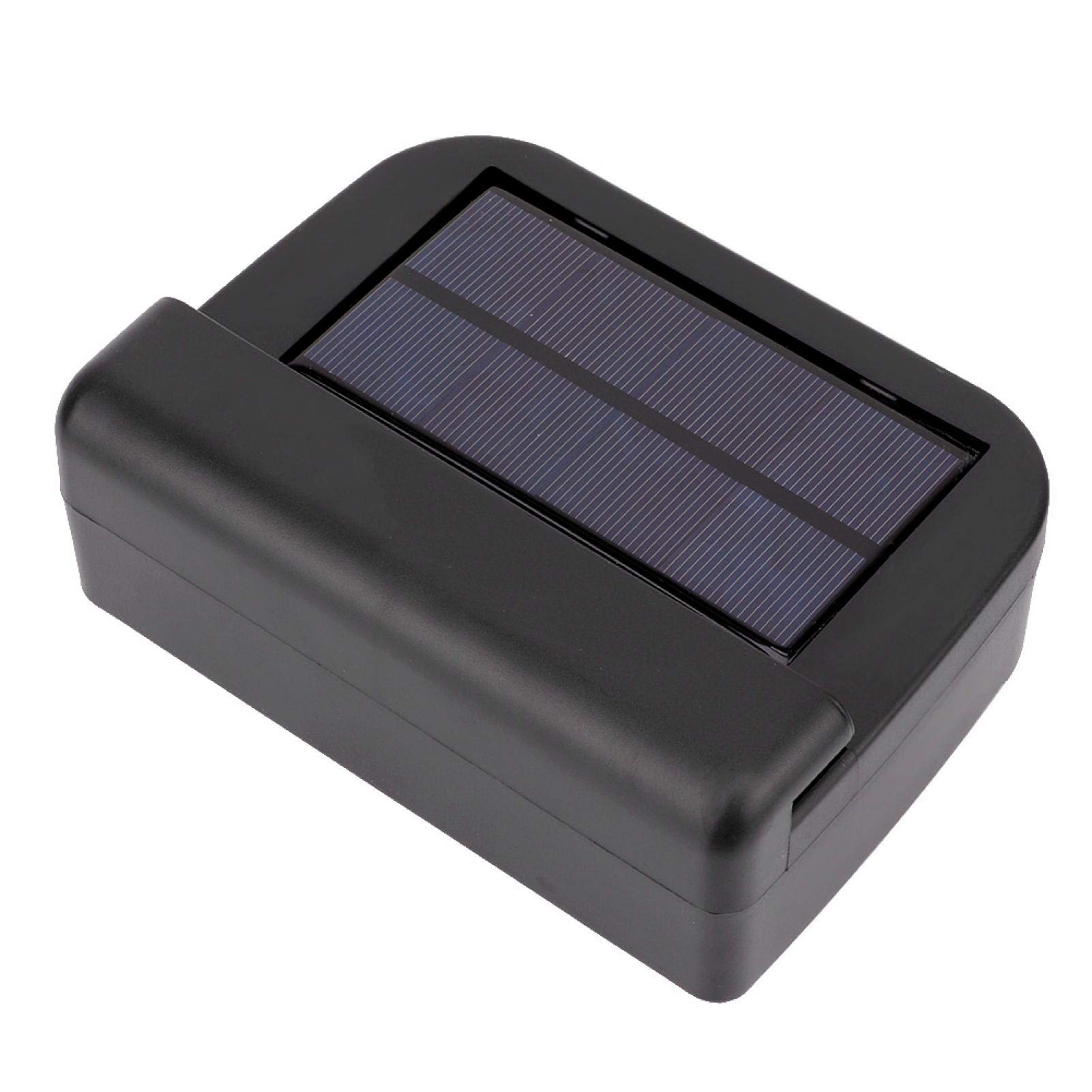 BTER Ventilador de refrigeración para coche de desintoxicación, ventilador de ventilación para coche, energía solar para carros de coches universales