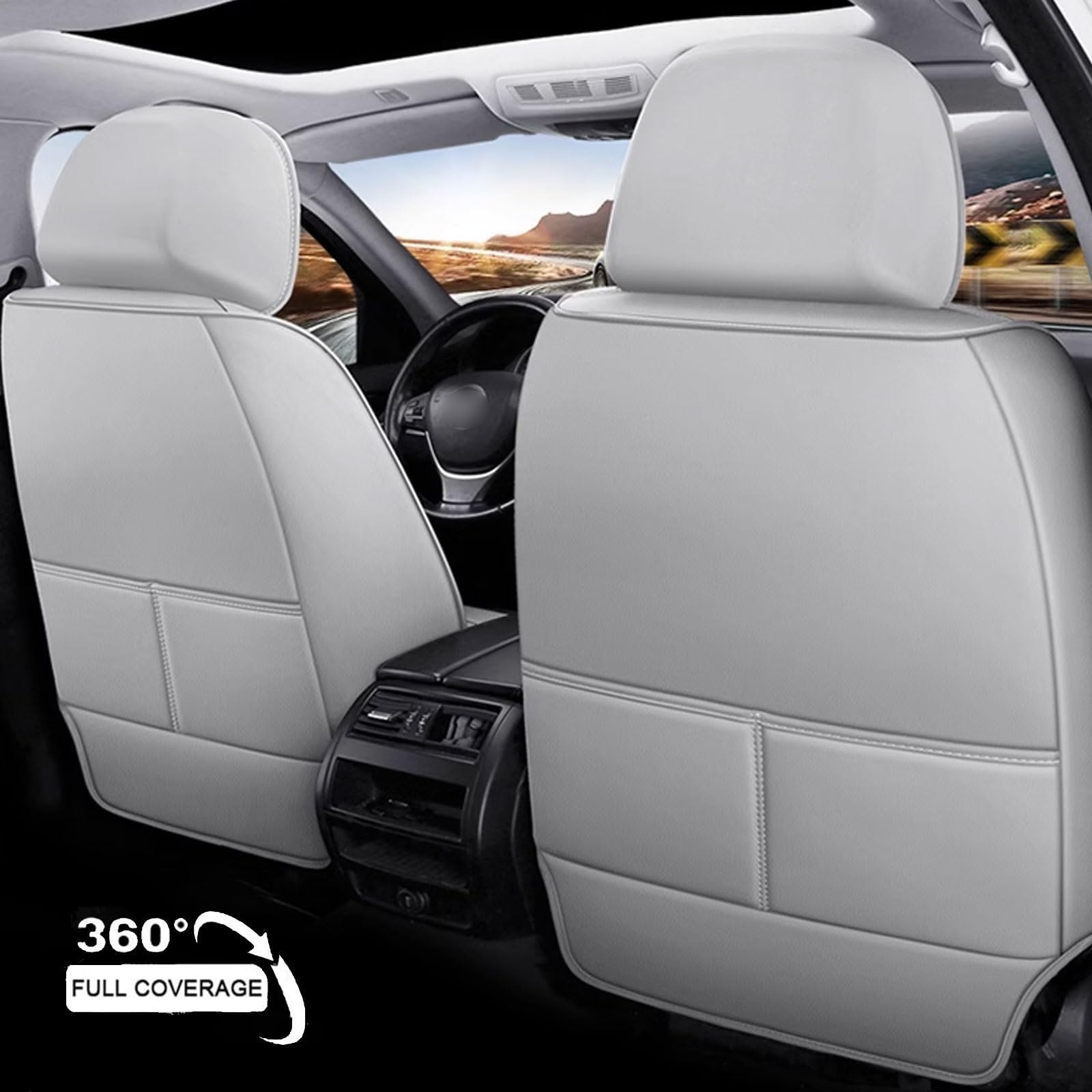 Housse de Siège Auto, pour Kia Sportage GT Line(QL) 2015-2024 2025 2026 Protection Siège Voiture Cuir Intérieur Imperméable Accessoire Automobile Enveloppant Complet,B